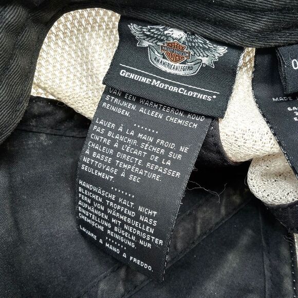 Harley-Davidson Motorcycles Distressed Faded Mesh Trucker SnapBack Hat Cap - Picture 8 of 9